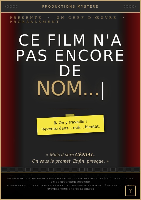 En attente du titre du film